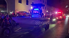 US: Festival of Lights in downtown Kissimmee in Florida