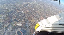 Golden Knights parachute into stadium for Army-Navy football game