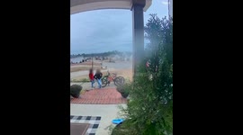 Carol singers lift homeowner's spirits on tough day with surprise Christmas song