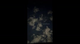 Time lapse of clouds on a starry night | 4K