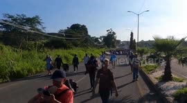 Mexico: International Migrants Day: Migrants on their way to the US