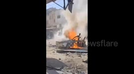 Israeli warplanes have bombed a vehicle in Tulkarm refugee camp