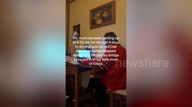 Local residents camp through the night to save 180-year-old tree from being felled