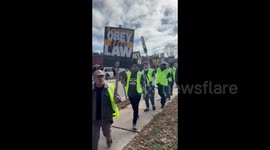 US: Workers are demanding the company respect their right to organize and collectively bargain for better workplace conditions