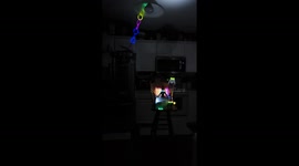 Shelf Elves Party With Glowsticks