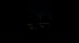 Bright yellow light hovering over trees in southern Connecticut on December 12 2024