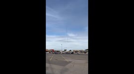 Meteorological Phenomenon Looks Like Matrix Glitch