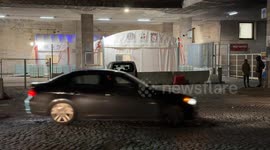 The tensile structure for the homeless, moved from Piazza dei Cinquecento to the San Lorenzo area, which will host around thirty people for the whole of 2025 and the first days of 2026, coinciding with the Jubilee in Rome.