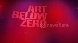 Dutch capital celebrates 750 years of history with frozen sculpture display