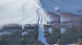 Avalanche leaves 5 injured at ski resort in E. Türkiye