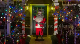 Sleepy Hollow Christmas Lights in Torrance, California neighborhood