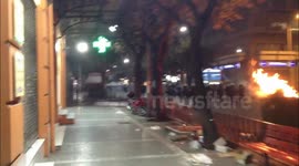 Thessaloniki: Clashes at protest for rapper slain by Golden Dawn #KillahP 