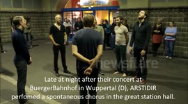 ARSTIDIR - Choir in a public Train-Station