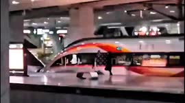 Man dragged along platform by train after getting fingers trapped in door