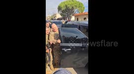 Lebanon: People welcome the Commander of the Lebanese Army