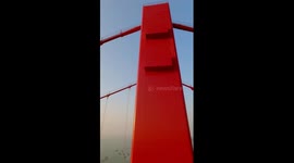 Longest cross-sea bridge in China's Guangxi opens to traffic