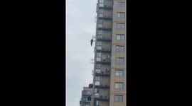 Creative but startling laundry display confuses passersby in China