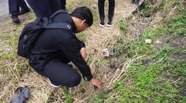 CHEMICAL TRANSPORT TRUCK TANK LEAK, CAUSING BLISTERING TO PASSING VEHICLES