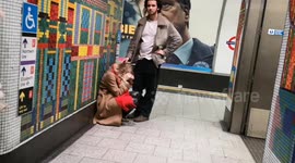 People coming back from New Year's Eve party's in the early hours of New Year's Day