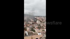 A fire has broken out in a house in Jenin refugee camp amidst the ongoing Palestinian Authority