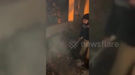 Palestine: Palestinian Authority Forces Burn House Amid Ongoing Operation in Jenin Camp