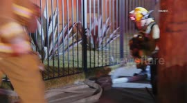 US, Los Angeles: Panorama City 4 Patients 1 Dies in Structure Fire With Sound On Tape