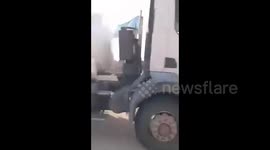 Syria: UN vehicles enter Quneitra after Israeli army withdrawal