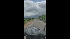 This is our village, and I capture the nature going on bike drive, very cool claimed