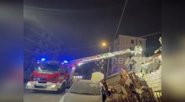 Italy: Roof Collapse Rocks Parma Apartment Building Under Renovation