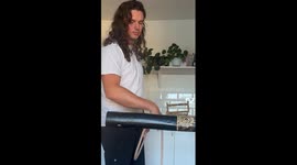 Man Ties A Knot With Style