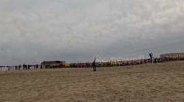 Thousands brave frigid North Sea for Belgium's annual New Year's dive