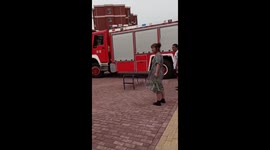 Young boy gets stuck in gym equipment in China