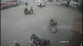 India: A young man learning to drive a car crushed five people, two in critical condition