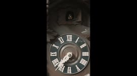 Old traditional Black Forest Cuckoo Clock still working perfectly.