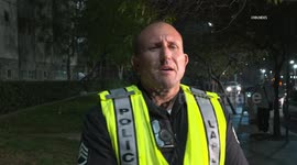 US, Los Angeles: Pacoima New Years Eve DUI Checkpoint With Sound On Tape