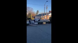 Captured Grinch Paraded Though Ridgewood, New Jersey