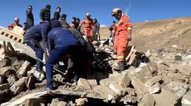 Tibet earthquake: Rescue teams pull out injured residents from collapsed buildings