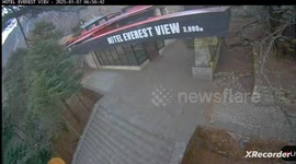 Nepal: CCTV Shows Moment Of Deadly Earthquake