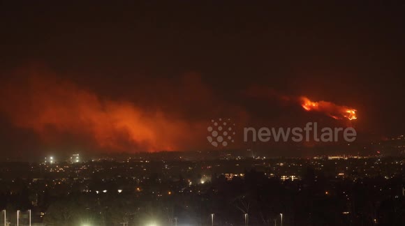 Palisades fire: Blaze triggers evacuation orders as it rips through Los Angeles homes