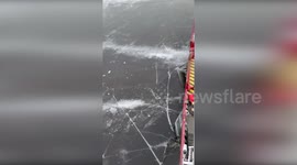 US: Coast Guard Cutter Mackinaw Begins Icebreaking in Duluth-Superior Harbor