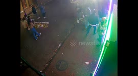 Unreleased footage of New Orleans terrorist attack on New Year's from security outside cameras on Bourbon Street. More footage from Canal and other locations available as well.