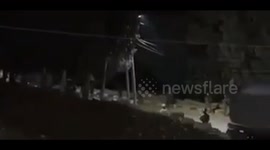 Israeli army carried out a military raid into Azoun town, east of Qalqilya in the West Bank