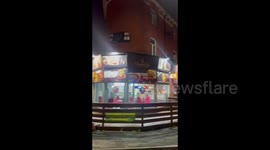 US: People rallied for pages in Trafford, demanding justice for the Palestinian people