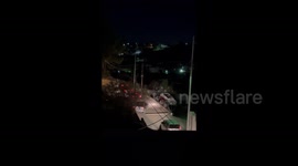 Israeli forces confiscated Palestinian vehicles after raiding Surif town, north of Hebron