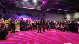The opening of the UK Dragcon which was opened by Rupaul and Michelle Visage