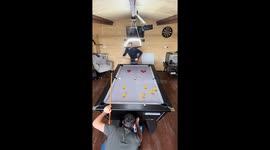 8 Ball Pool Game - Head to Head - Losing a £15 piece of chalk in the pocket.