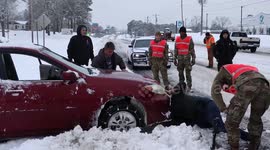 US: Arkansas National Guard Mobilized to Rescue Stranded Drivers Amid Winter Storm