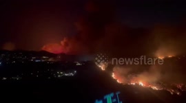 US: Helicopter Footage Captures Devastation as Wildfires Rage Across Los Angeles County