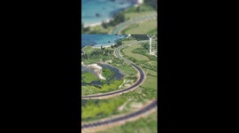 Stunning coast highway in Hainan, China