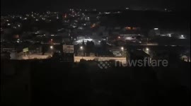 Israeli military forces invaded the eastern area of ​​Nablus City